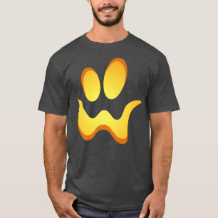 Camiseta Feliz Cara de Calabaza de Halloween