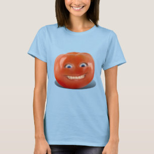 Camiseta Feliz cara de tomate sonriente
