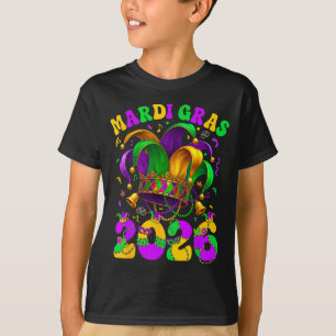 Camiseta Feliz Carnaval de Mardi Gras Mardi Gras 2026 Bufón