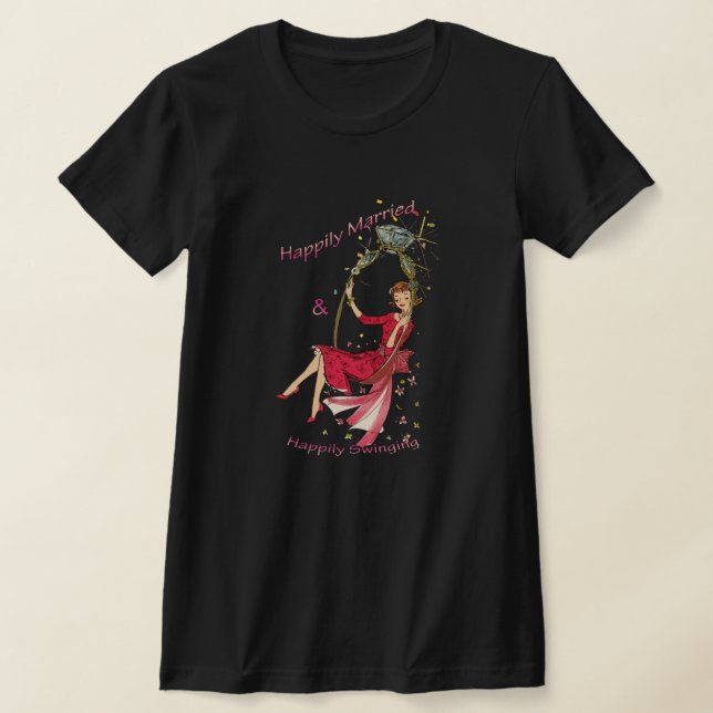 Camiseta Feliz Casamiento y Regocijo Feliz (Distribución)