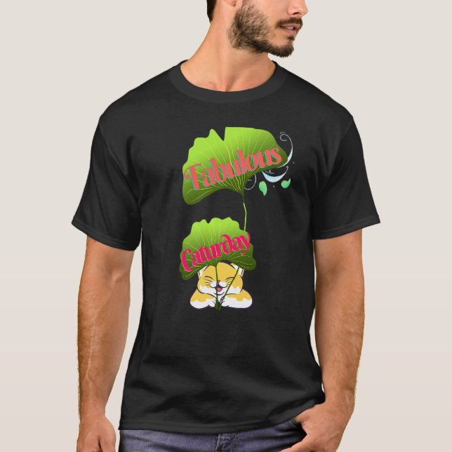 Camiseta Feliz Caturday (Anverso)