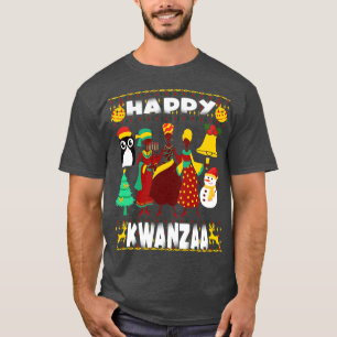 Camiseta Feliz celebración de Kwanzaa Cultura de la herenci