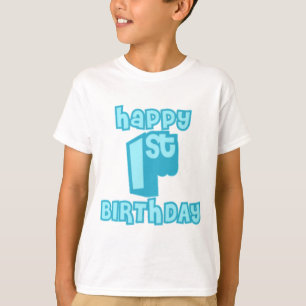 Camiseta Feliz Celebración del 1er Cumpleaños – Cumpleaños