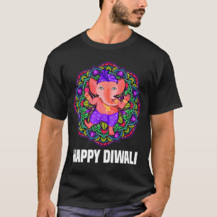 Camiseta Feliz celebración hindú de Diwali