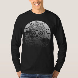 Camiseta Feliz Cementerio de Azúcar de Halloween Luna Compl