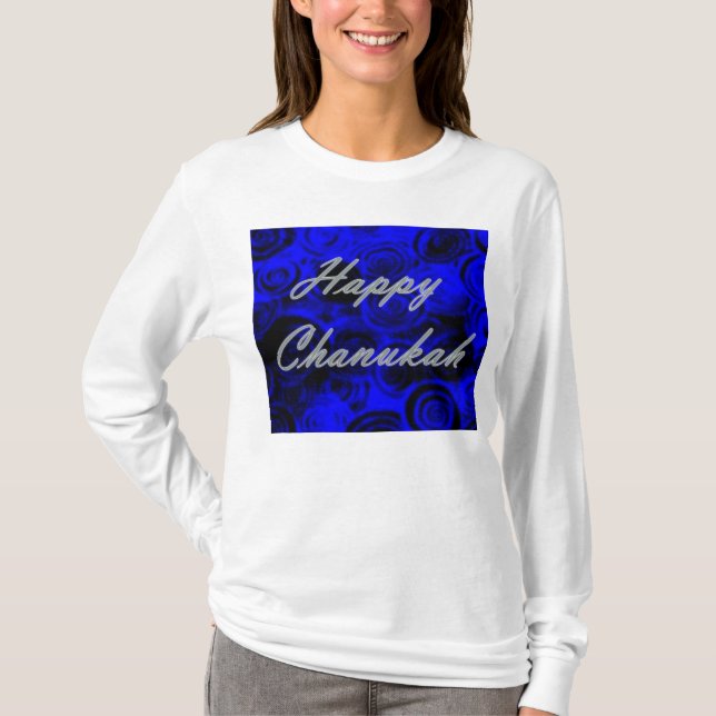 Camiseta Feliz Chanukah Swirls (Anverso)