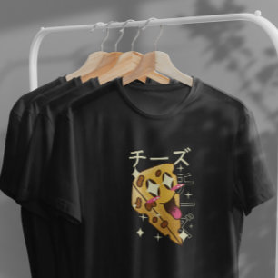 Camiseta Feliz Cheese Kawaii