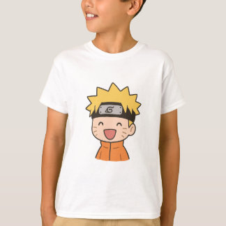 Camiseta Feliz Chibi Ninja Kids - Estilo Anime Lin