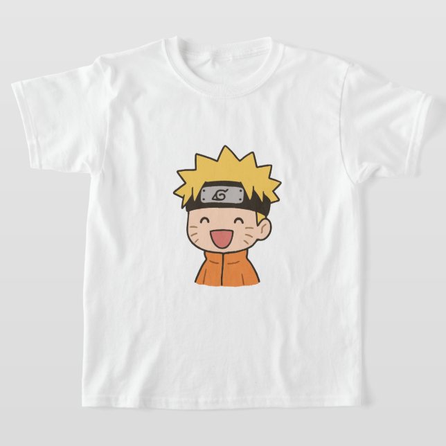 Camiseta Feliz Chibi Ninja Kids - Estilo Anime Lin (Distribución)
