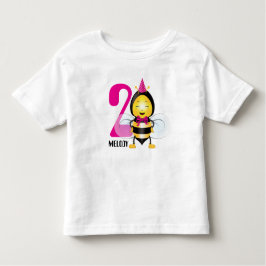 Camiseta feliz Chica de abejas para el cumpleaños 