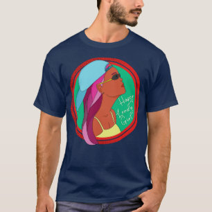 Camiseta Feliz Chica solitario 2