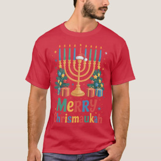 Camiseta Feliz Chrismukkah 2025 Feliz Hanukkah Regalo de Na