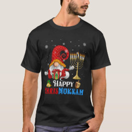 Camiseta Feliz Chrismukkah Gnome Navidades Hanukkah