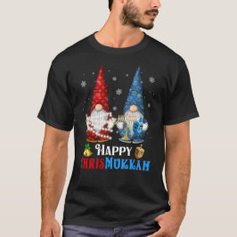 Camiseta Feliz Chrismukkah Gnomes Navidades Hanukkah