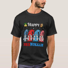 Camiseta Feliz Chrismukkah Gnomes Navidades Hanukkah