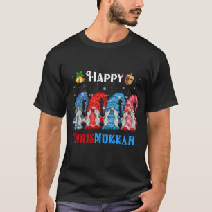 Camiseta Feliz Chrismukkah Gnomes Navidades Hanukkah