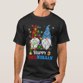 Camiseta Feliz Chrismukkah Gnomes Navidades Hanukkah