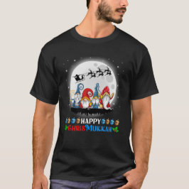 Camiseta Feliz Chrismukkah Gnomes Navidades Hanukkah