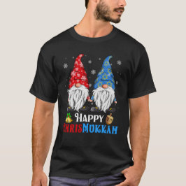 Camiseta Feliz Chrismukkah Gnomes Navidades Hanukkah