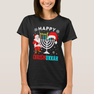 Camiseta Feliz Chrismukkah Janucá Navidad Judío 2