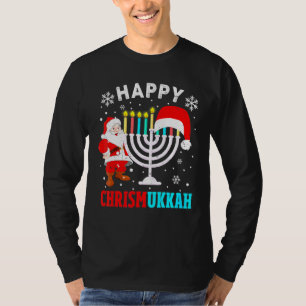 Camiseta Feliz Chrismukkah Janucá Navidad Judío 2