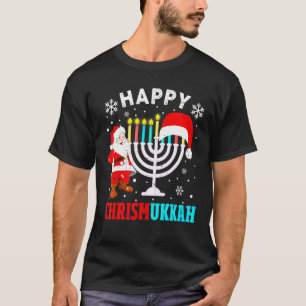 Camiseta Feliz Chrismukkah Janucá Navidad Judío 2