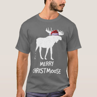 Camiseta Feliz Christmoose amo regalos de alce para amantes