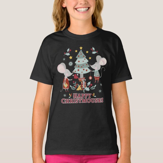 Camiseta Feliz Christmouse (Anverso)