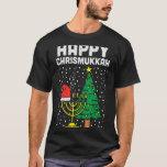 Camiseta Feliz Christmukkah Navidades judíos Hanukkah Chanu<br><div class="desc">Feliz Navidad Navidades judíos Hanukkah Chanukah</div>