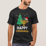 Camiseta Feliz Christmukkah Navidades judíos Hanukkah Chanu<br><div class="desc">Feliz Navidad Navidades judíos Hanukkah Chanukah Gift 1</div>