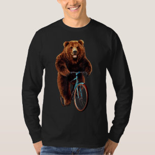 Camiseta - Feliz ciclismo de montaña Grizzly Bear