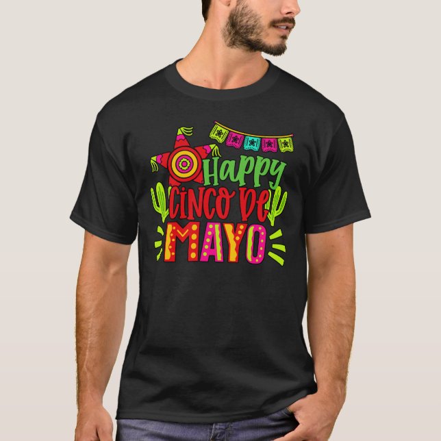 CAMISETA FELIZ CINCO DE MAYO (Anverso)