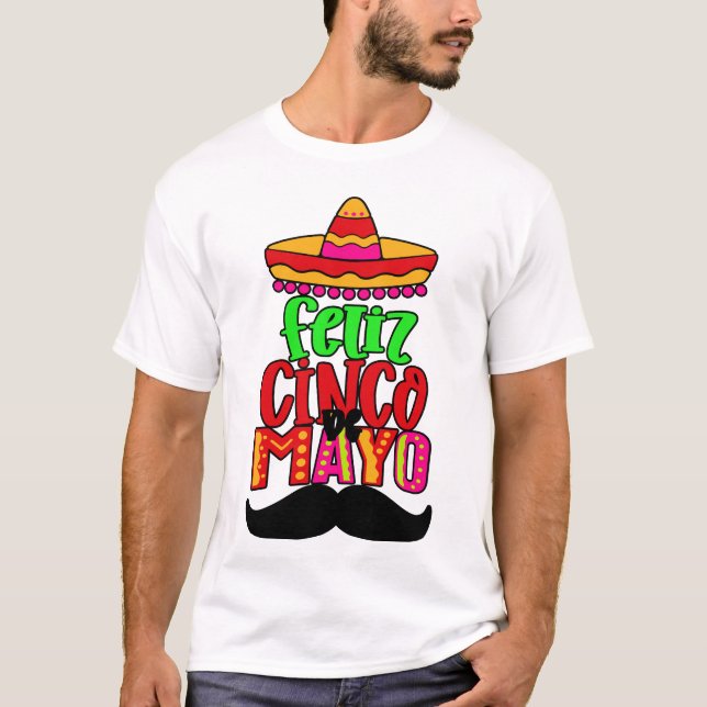 CAMISETA FELIZ CINCO DE MAYO (Anverso)