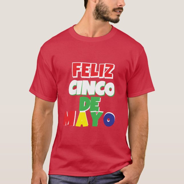 Camiseta Feliz Cinco de Mayo (Anverso)