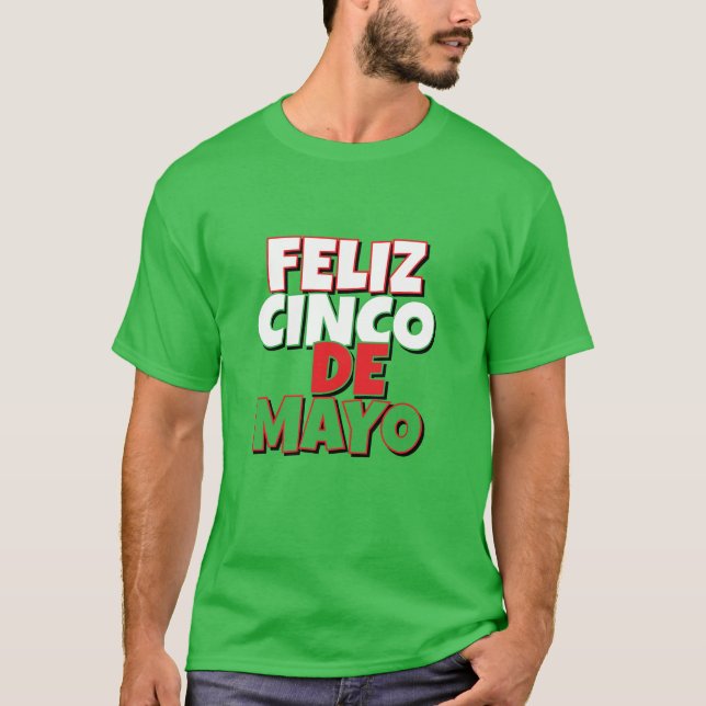 Camiseta Feliz Cinco de Mayo (Anverso)
