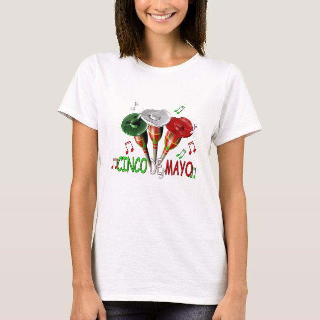 Camiseta Feliz Cinco de Mayo (Anverso)