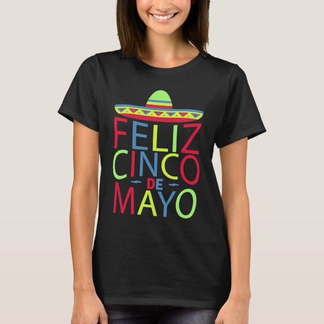 Camiseta feliz cinco de mayo fest (Anverso)