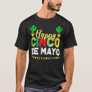 Camiseta Feliz Cinco De Mayo Fiesta Mexicana 5 De Mayo