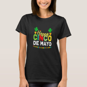 Camiseta Feliz Cinco De Mayo Fiesta Mexicana 5 De Mayo Por