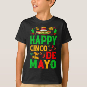 Camiseta Feliz Cinco De Mayo Fiesta Mexicana Escuadrón 5 De