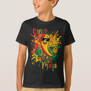 Camiseta Feliz cinco de mayo fiesta mexicana partido 5 de m