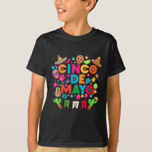 Camiseta Feliz Cinco De Mayo Fiesta Mexicano Para Hombres F