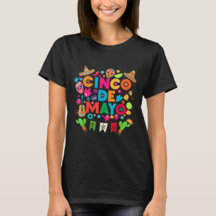 Camiseta Feliz Cinco De Mayo Fiesta Mexicano Para Hombres F