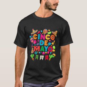Camiseta Feliz Cinco De Mayo Fiesta Mexicano Para Hombres F
