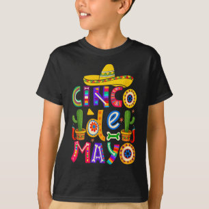 Camiseta Feliz Cinco De Mayo Fiesta Squad 5 De Mayo Mexican