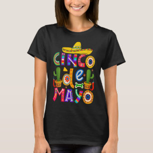 Camiseta Feliz Cinco De Mayo Fiesta Squad 5 De Mayo Mexican