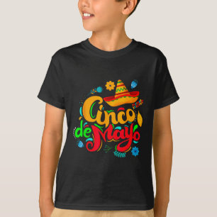 Camiseta Feliz Cinco De Mayo Hombres Mujeres Niños 5 De May
