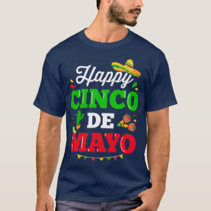 Camiseta Feliz Cinco de Mayo por la fiesta mexicana