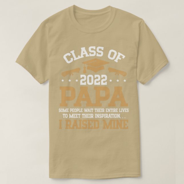 Camiseta Feliz Clase Estudiantil Senior 2022 Día Papa I Rai (Diseño del anverso)