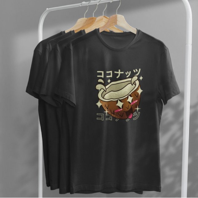 Camiseta Feliz Coconut Kawaii (Subido por el creador)